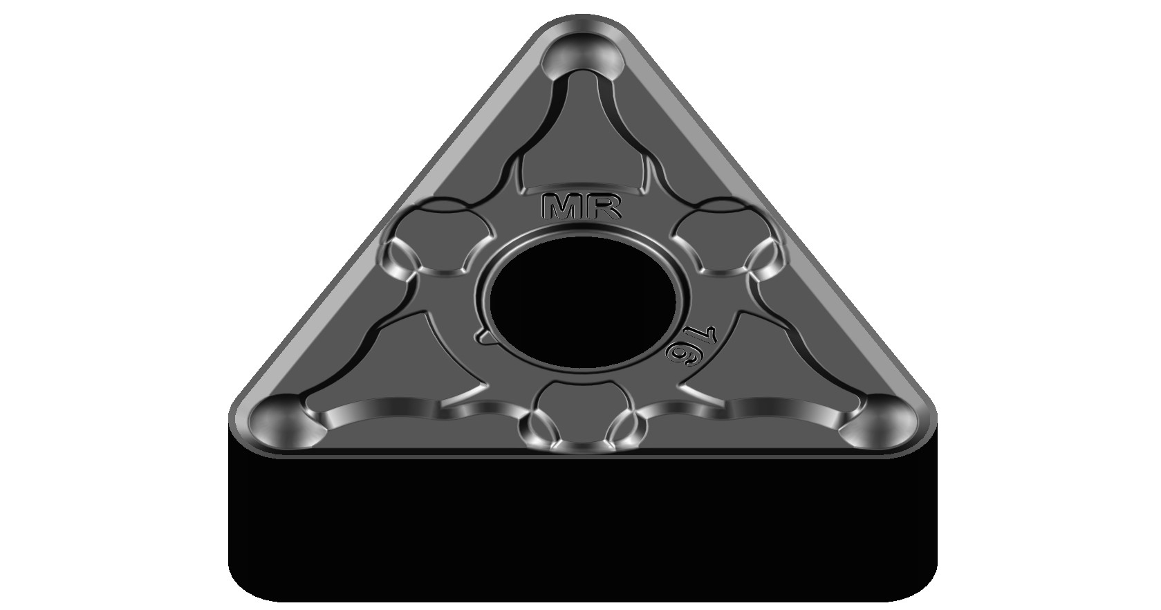 PLAQUITA INTERCAMBIABLE TORNEADO TNMG 60º NEGATIVA - 8570 - TNMG-160404-ER-ZSX-C-G25