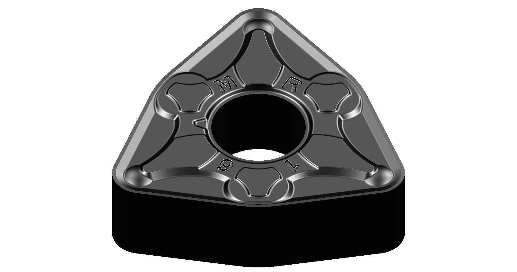 PLAQUITA INTERCAMBIABLE TORNEADO WNMG 80º NEGATIVA - 8580 - WNMG-080408-E-ZR-C-G15