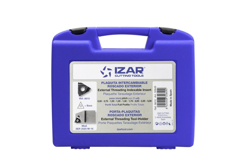 PLAQUITA INTERCAMBIABLE ROSCADO EXTERIOR PERFIL TOTAL - 8610 - TN-16-ER-050-M-P620