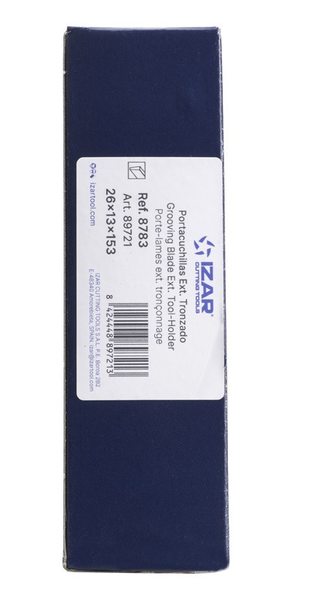 PORTAHERRAMIENTAS EXTERIORES CUCHILLAS COBALTO TRONZADO - 8783 - 20X15X153 mm