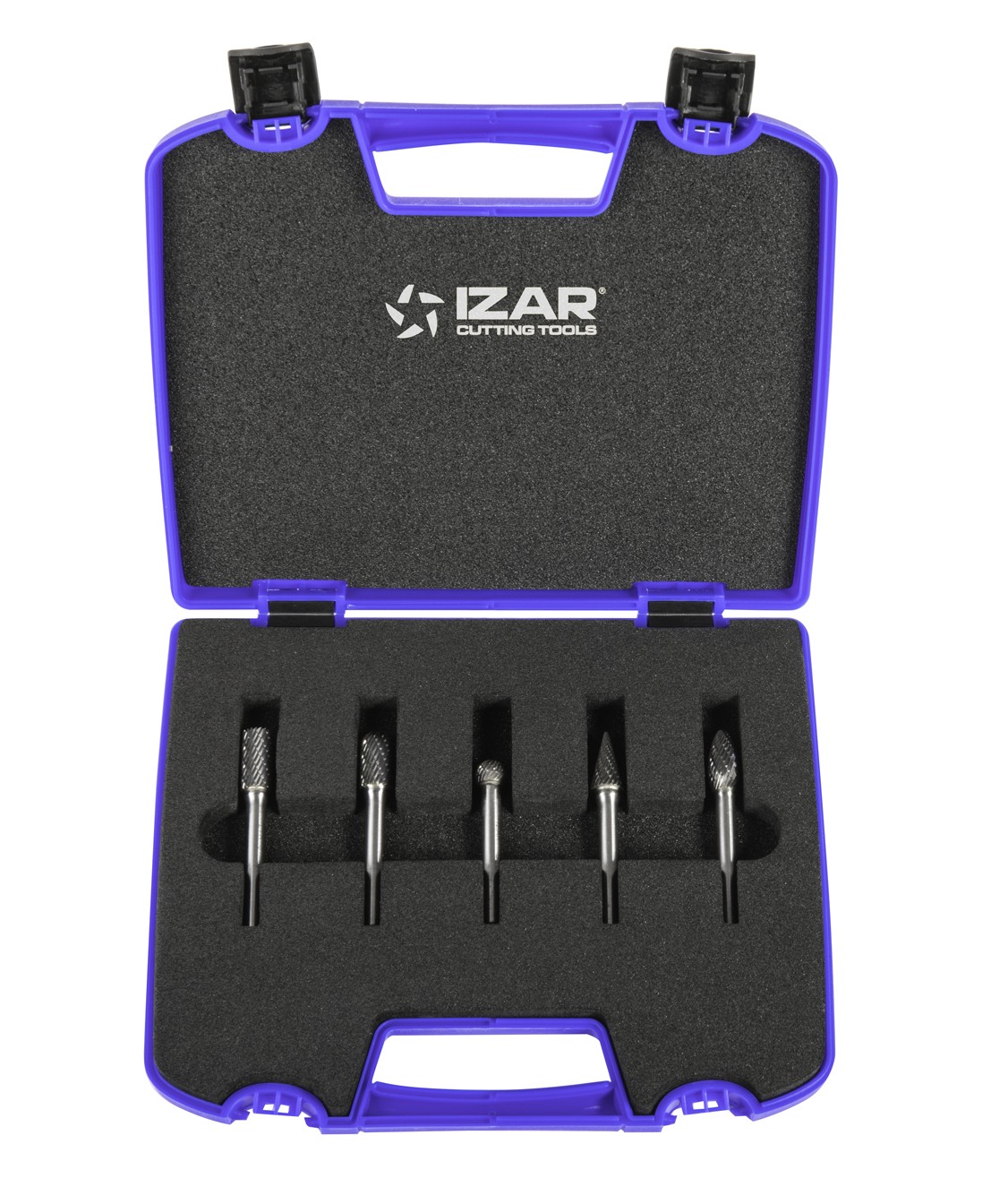 JUEGO FRESAS ROTATIVAS METAL DURO - 9200 - SET 5 PCS. 9,6x6 mm DENT. 6 (Ref. 9260-51-55-58-66)