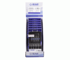JUEGO FRESAS ROTATIVAS METAL DURO - 9201 - EXPO 6 SETS 08 PCS (D-C-F-B)