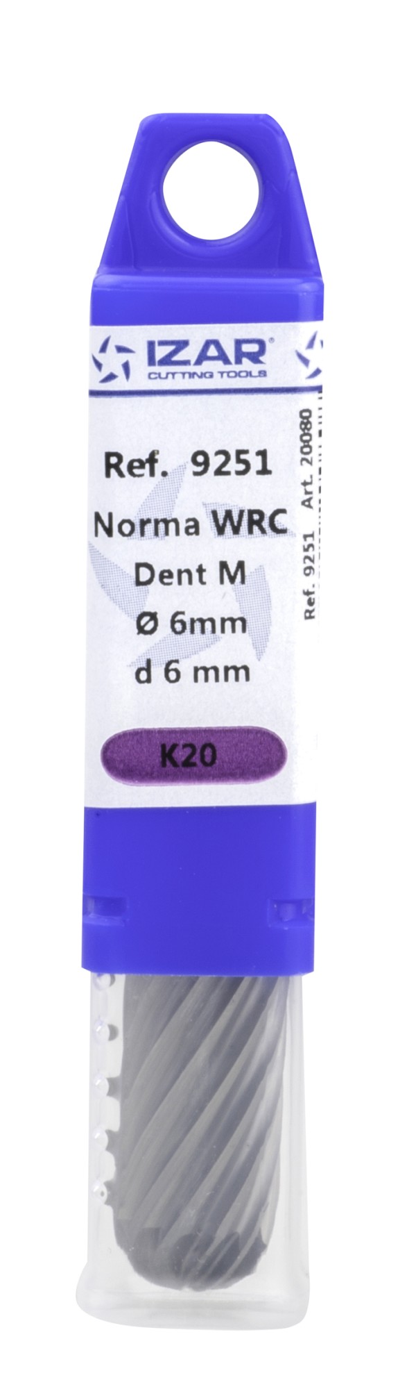 FRESA ROTATIVA METAL DURO TIPO C RADIAL - 9251 - 09,60X06,00 mm DENTADO INOX