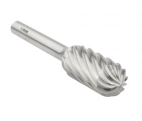 FRESA ROTATIVA METAL DURO TIPO C RADIAL - 9251 - 09,60X06,00 mm DENTADO INOX