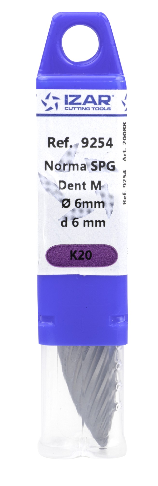 FRESA ROTATIVA METAL DURO TIPO G OJIVA - 9254 - 09,60X06,00 mm DENTADO INOX