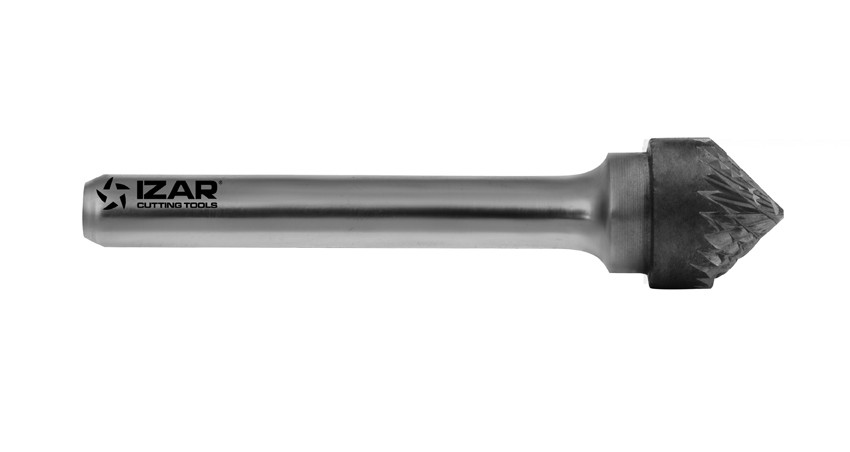 FRESA ROTATIVA METAL DURO TIPO K CONICA-90º - 9256 - 06,00X06,00 mm DENT.4