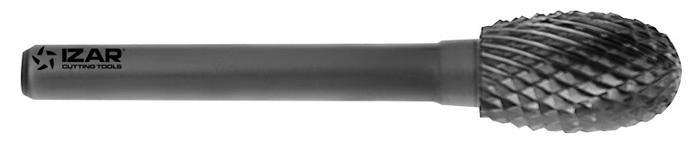 FRESA ROTATIVA METAL DURO TIPO E GOTA-OVAL - 9257 - 03,00X03,00 mm DENT.4