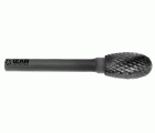 FRESA ROTATIVA METAL DURO TIPO E GOTA-OVAL - 9257 - 03,00X03,00 mm DENT.6