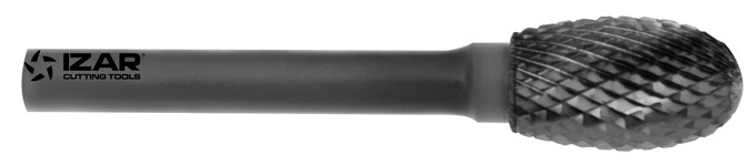 FRESA ROTATIVA METAL DURO TIPO E GOTA-OVAL - 9257 - 03,00X03,00 mm DENT.6