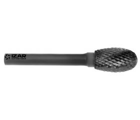 FRESA ROTATIVA METAL DURO TIPO E GOTA-OVAL - 9257 - 12,70X08,00 mm DENT.6