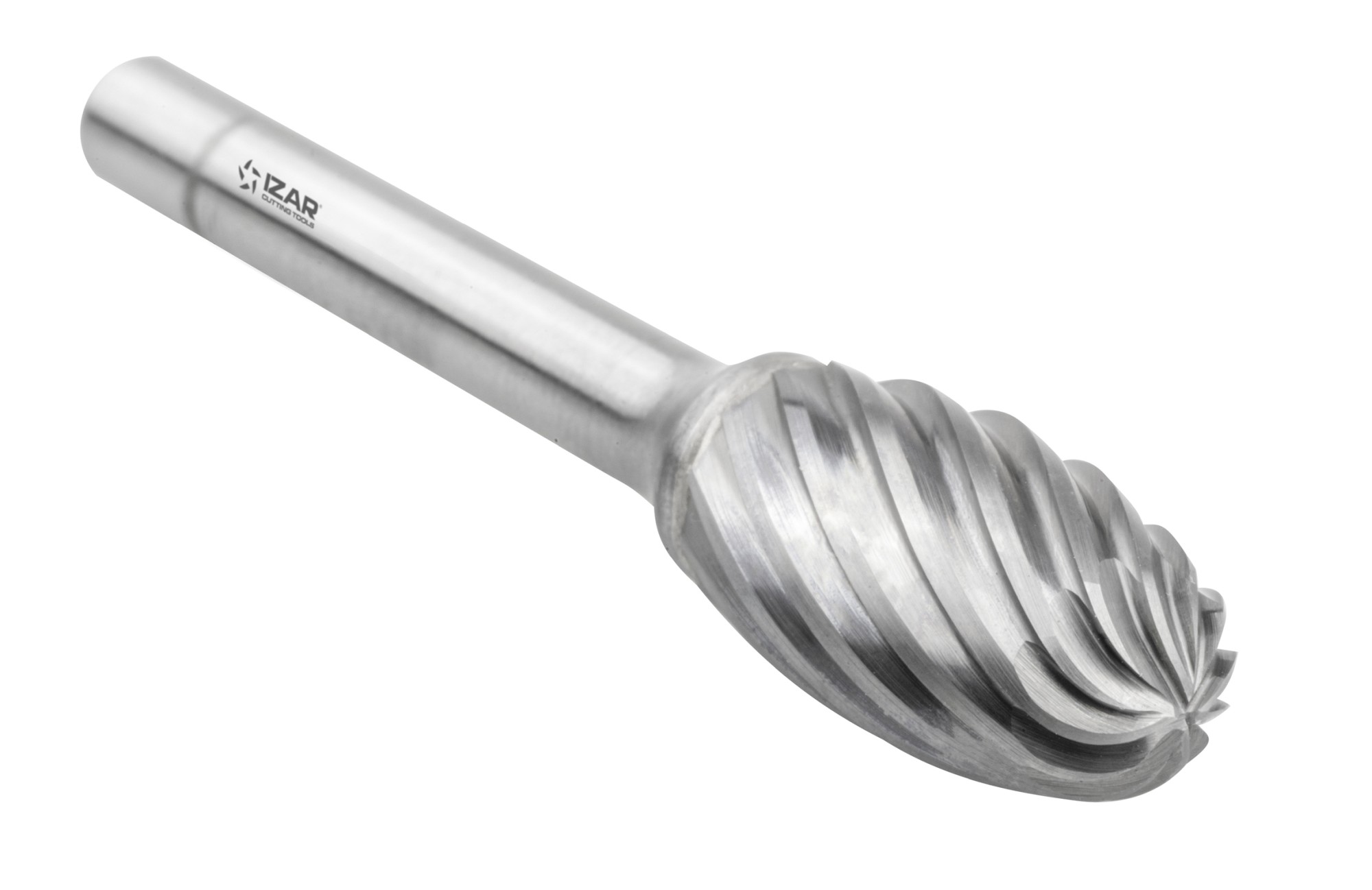 FRESA ROTATIVA METAL DURO TIPO E GOTA-OVAL - 9257 - 09,60X06,00 mm DENTADO INOX