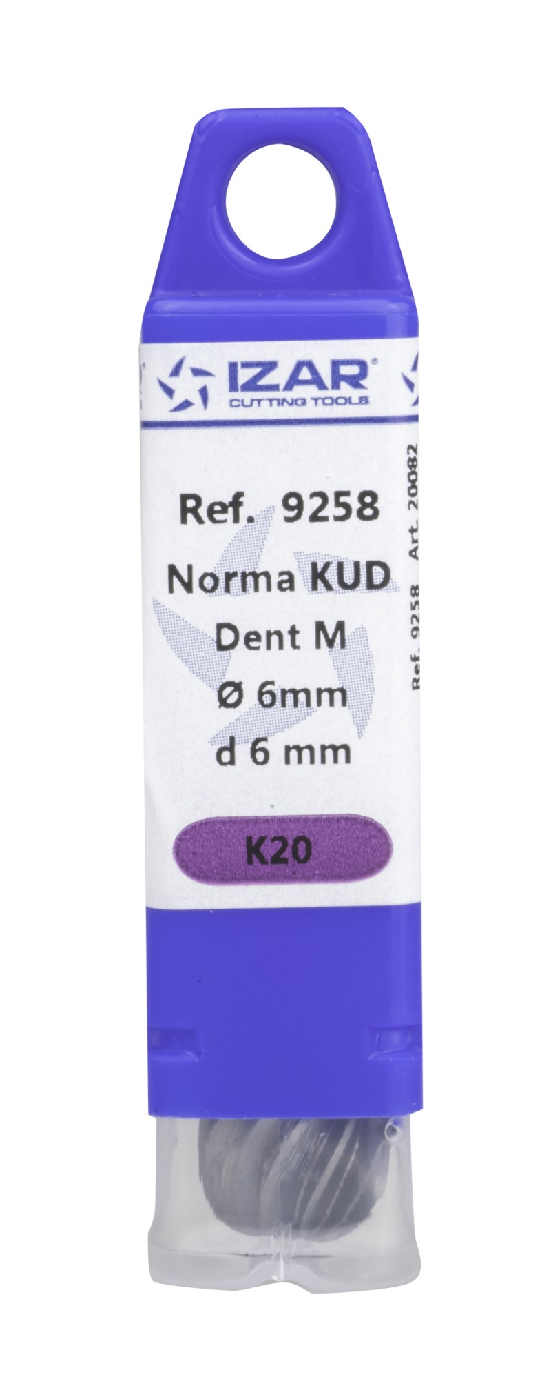 FRESA ROTATIVA METAL DURO TIPO D ESFERICA - 9258 - 09,60X06,00 mm DENTADO INOX