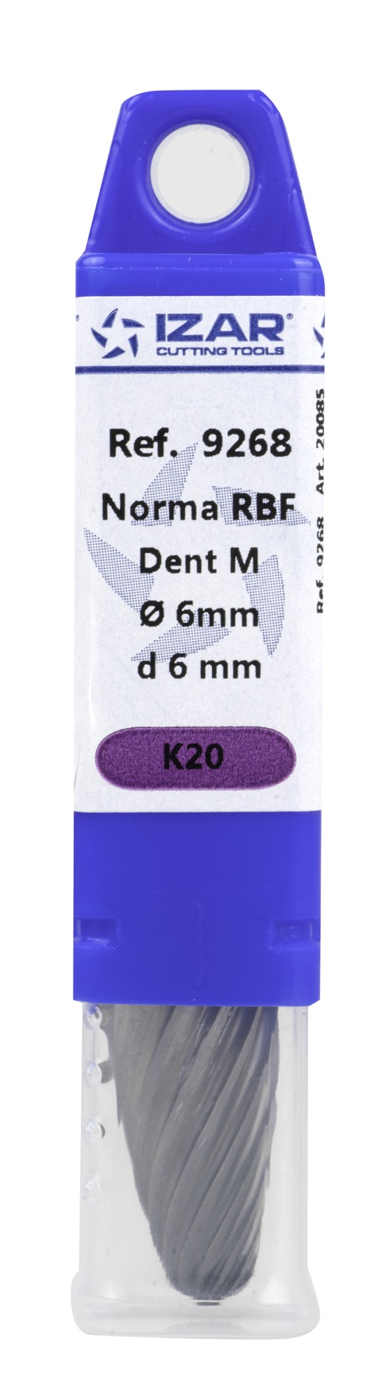 FRESA ROTATIVA METAL DURO NORMA-RBF (F) OJIVA REDONDEADA - 9268 - 09,60X06,00 mm DENTADO INOX