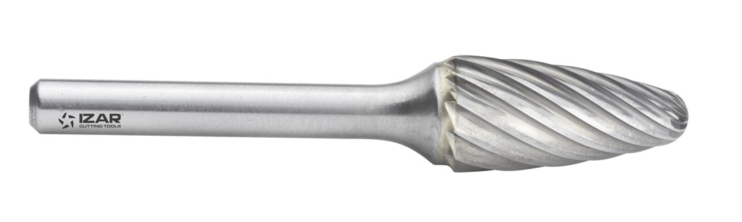 FRESA ROTATIVA METAL DURO NORMA-RBF (F) OJIVA REDONDEADA - 9268 - 09,60X06,00 mm DENTADO INOX