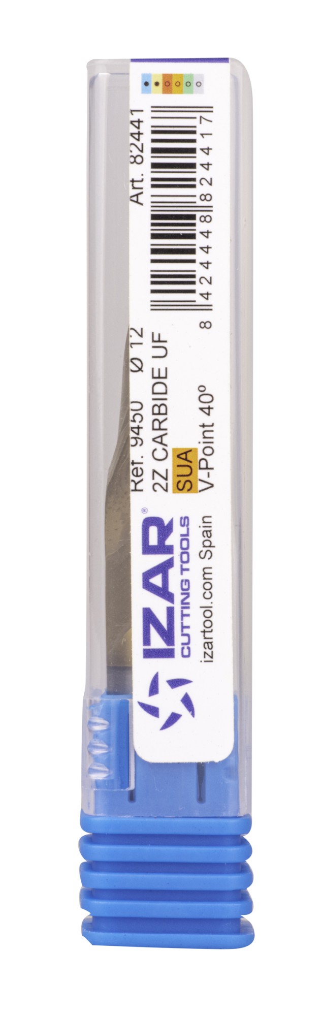 FRESA PUNTA V 2Z - 9450 - 40º - 03,00 mm - SUA