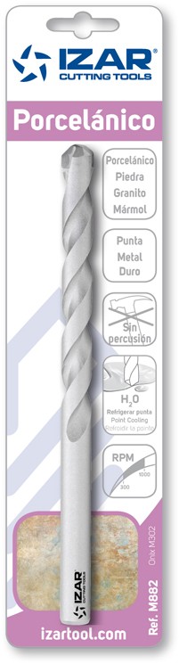 BROCA PUNTA METAL DURO PORCELANICO - M882 - 3,00 mm