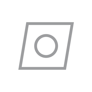 PLACA-BASE  PORTAPLAQUITAS TORNEADO - 8815 - PLACA BASE 3,95X11,4X11,4 P/ SCLC R/L 2020 K12/2525 M12