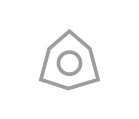 PLACA-BASE  PORTAPLAQUITAS TORNEADO - 8815 - Placa Base triagonal-ø5,1X10,85X11,3 (pack 5 uds.  -  precio/ud.)