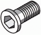 TORNILLO PORTAPLAQUITAS TORNEADO - 8816 - Tornillo allen 2-M3X0,5-5,9X4,1Xø5,5 (pack 5 uds.  -  precio/ud.)