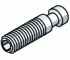 TORNILLO PORTAPLAQUITAS TORNEADO - 8816 - M6X1-13,4X6 (1626) (pack 1 ud.  -  precio/ud.)