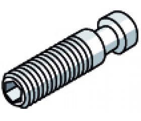 TORNILLO PORTAPLAQUITAS TORNEADO - 8816 - Tornillo para Brida M6x1-7,1x7,1x20,5