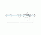 REF. 1614 BROCA-MACHO-AVELLANADOR HSS DIN3126 E6.3