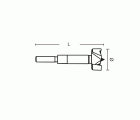 REF. 1620 BROCA-FRESA HSS MADERA