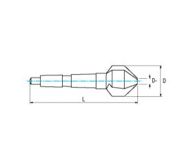 REF. 2685 AVELLANADOR HSS DIN335D CONICO 90º