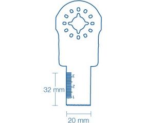 REF. 2910 SIERRA OSCILANTE MULTI-FUNCION METAL