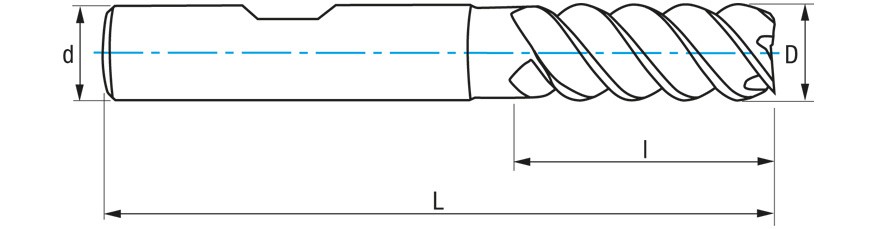 REF. 6604 FRESA SUPER-ACABADO PMX DIN844N 4Z