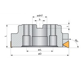 REF. 8260 PORTAPLAQUITAS FRESADO-90º W90TP22D
