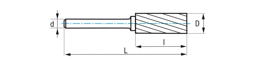 REF. 9260 FRESA ROTATIVA METAL DURO TIPO B CORTE-CENTRO