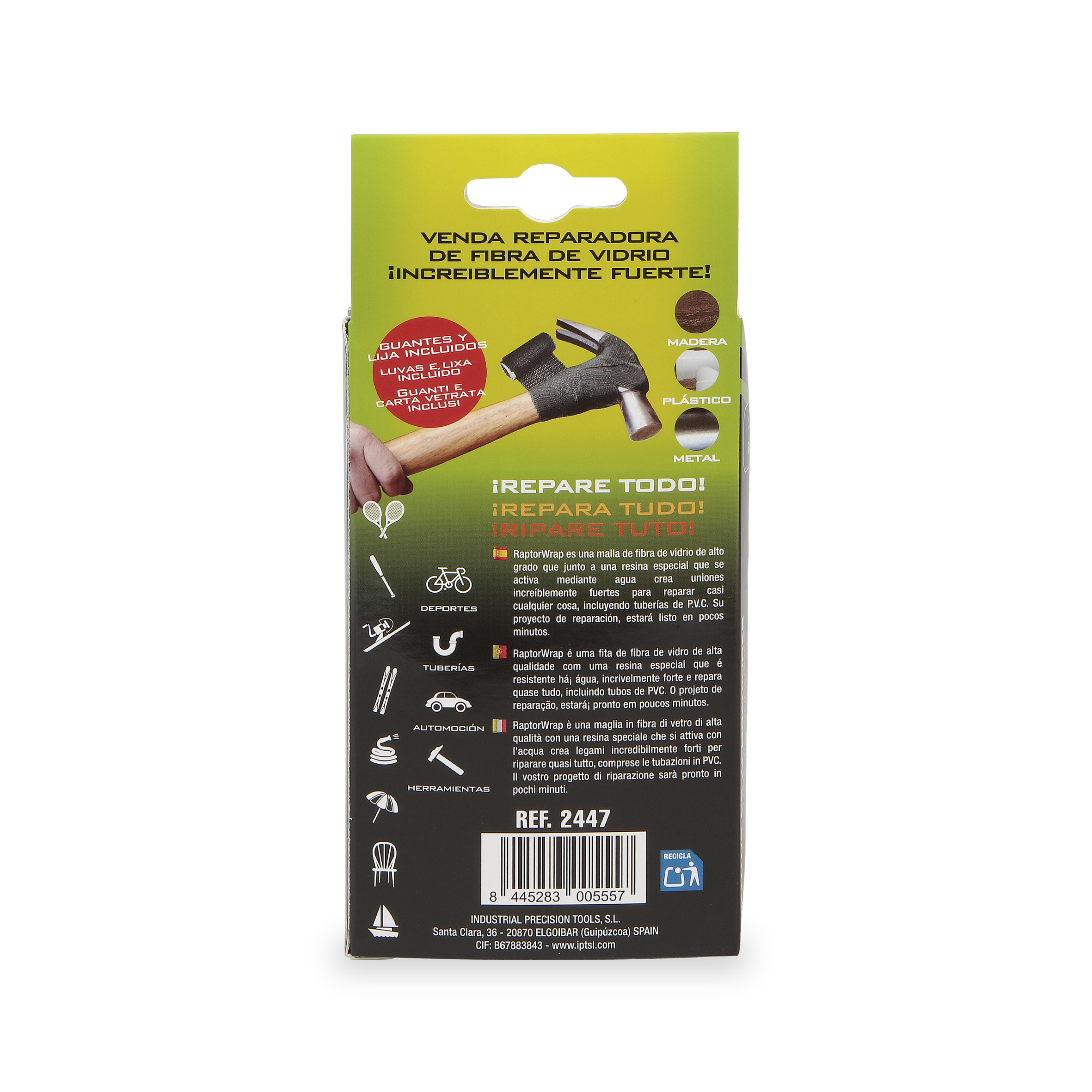 CINTA REPARADORA DE FIBRA DE VIDRIO 6 X 127 CM