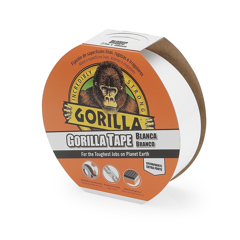 GORILLA CINTA AMERICANA REFORZADA GORILLA TAPE BLANCA
