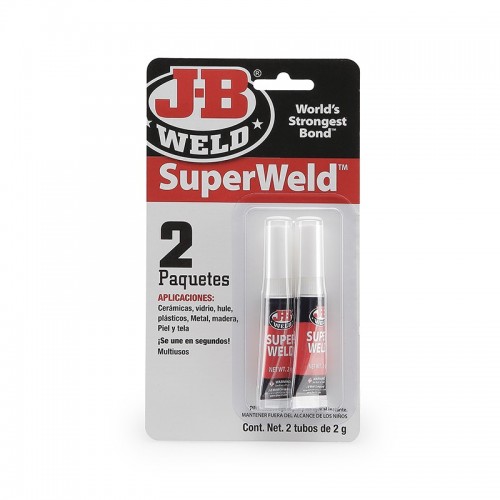 CIANOACRILATO SUPER WELD 2 X 2 GRAMOS