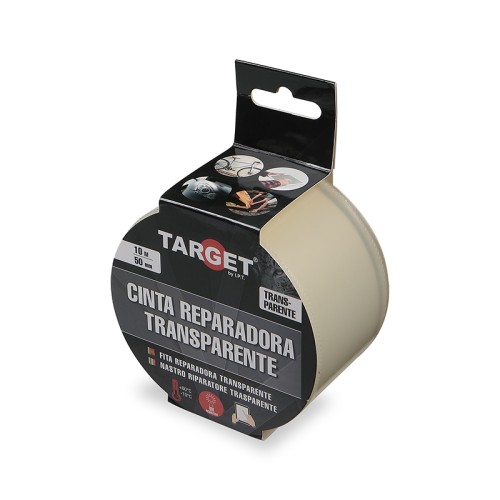 Cinta reparadora transparente de 10 m x 50 mm