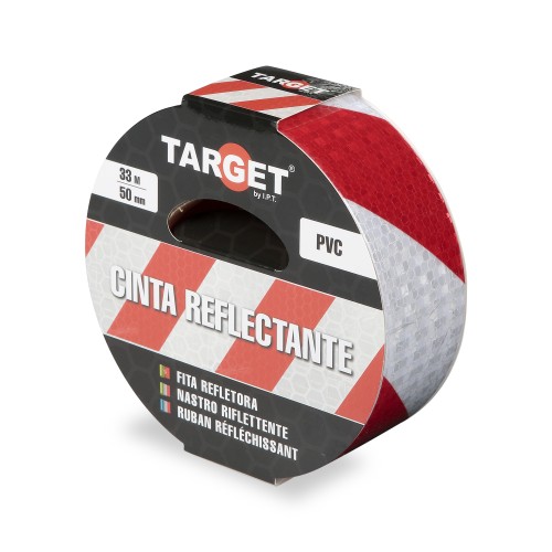 CINTA ADHESIVA REFLECTANTE BICOLOR DE 33M X 50mm