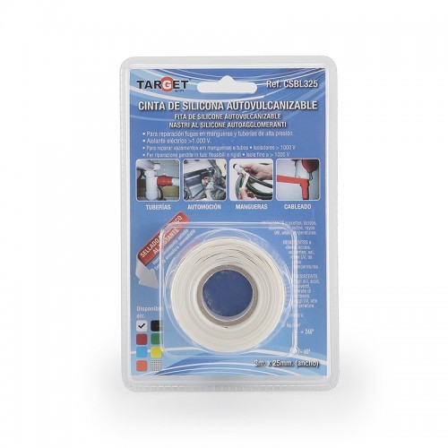 CINTA DE SILICONA 3M X 25mm