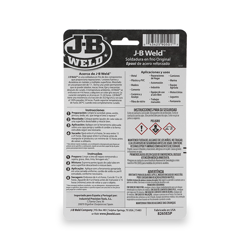 Soldadura en frio original 2 x 56,8 gr