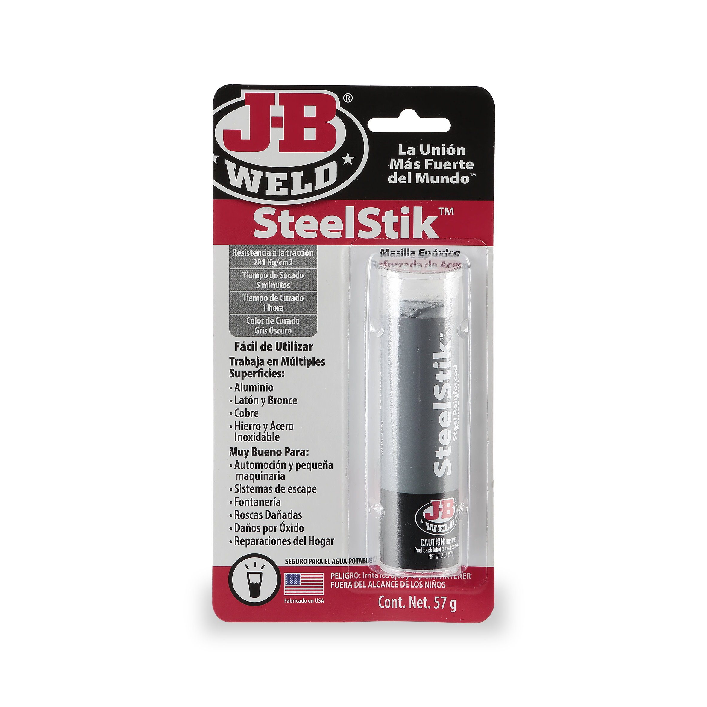 MASILLA BICOMPONENTE PARA METAL 57Gr.