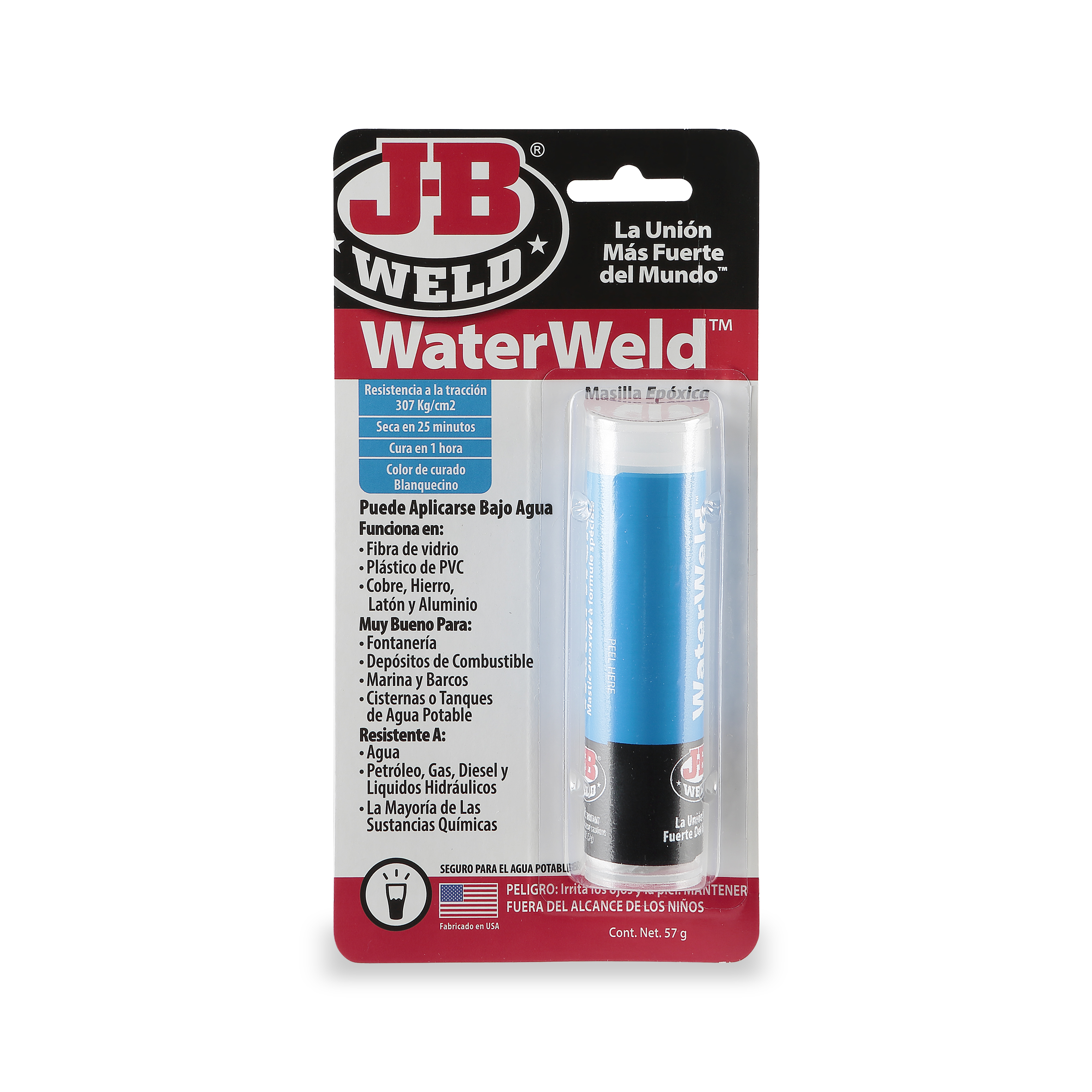 MASILLA BICOMPONENTE PARA FUGAS DE LIQUIDOS 57Gr.