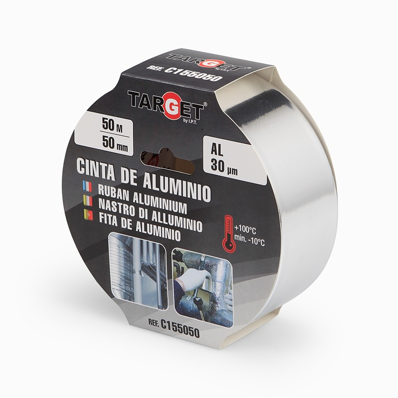 CINTA DE ALUMINIO DE 50M X 50mm