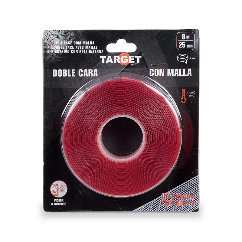 Cinta de doble cara con malla
