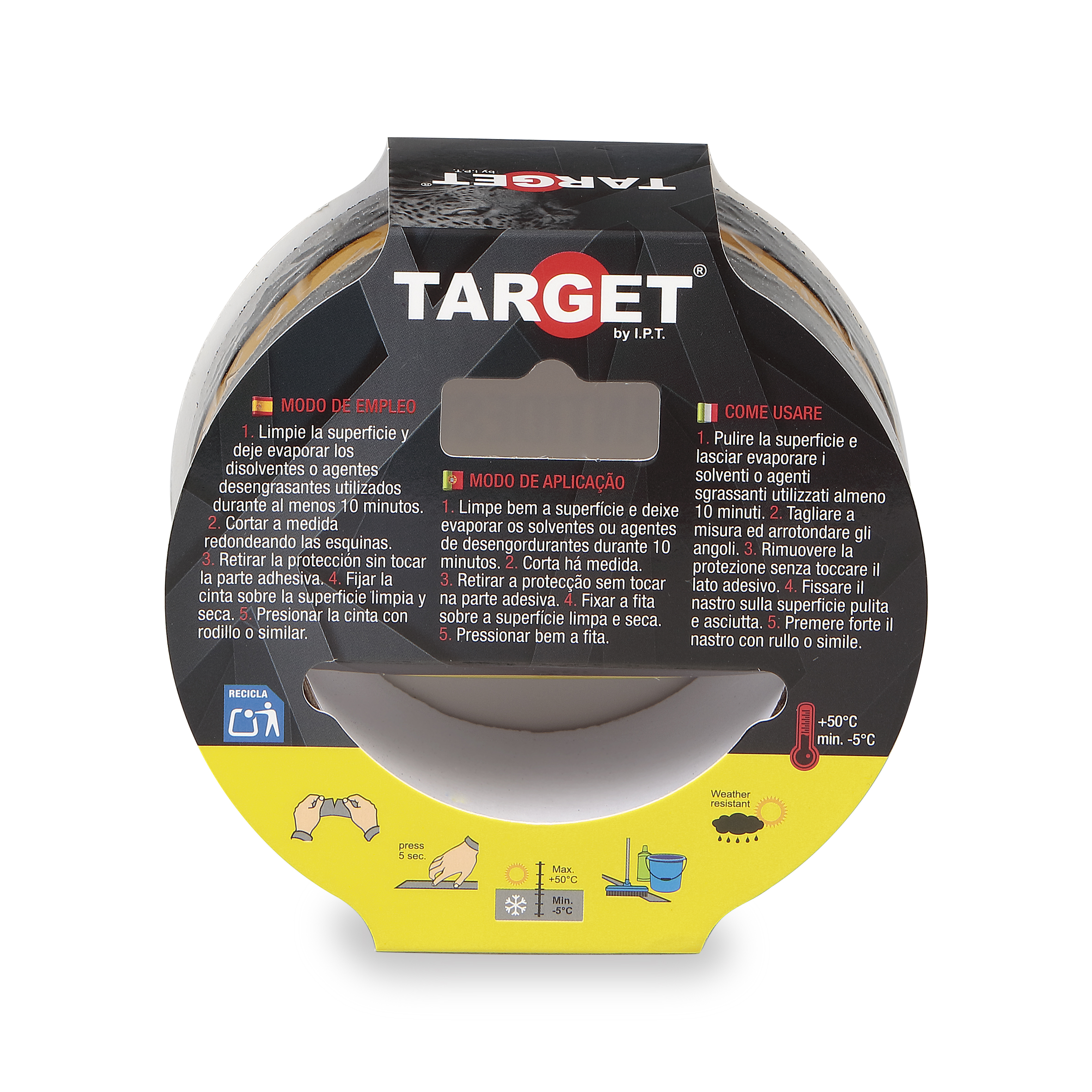 CINTA ADHESIVA ANTIDESLIZANTE BANDA REFLECTANTE DE 5M X 50mm