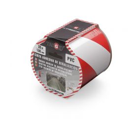 CINTA ADHESIVA DE SEÑALIZACION EXTRA ANCHA DE 33M X 100mm