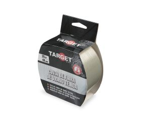 Cinta de fibra de vidrio tejida de 25 m x 48 mm