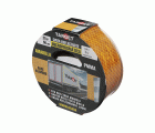 Cinta adhesiva reflectante homologada E104R 25 m x 50 mm con base de aluminio