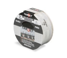 CINTA ADHESIVA REFLECTANTE HOMOLOGADA E104R SEGMENTADA 25M x 50mm