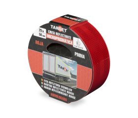 CINTA ADHESIVA REFLECTANTE HOMOLOGADA E140R 25M x 50mm
