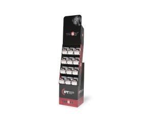 EXPOSITOR VERTICAL C/ CINTAS AMERICANAS 10M X 50mm MIXTO
